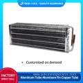 Aluminium tube condenser and Fin evaporator